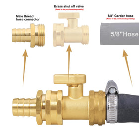 SIGURANTA hose washers provide tight seals to prevent leaks