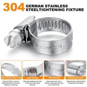 SIGURANTA rubber washers included for watertight seals on garden faucets.