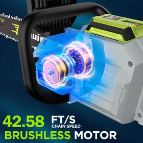 Sihuird SL9160 tool-free chain tension enables quick adjustments.