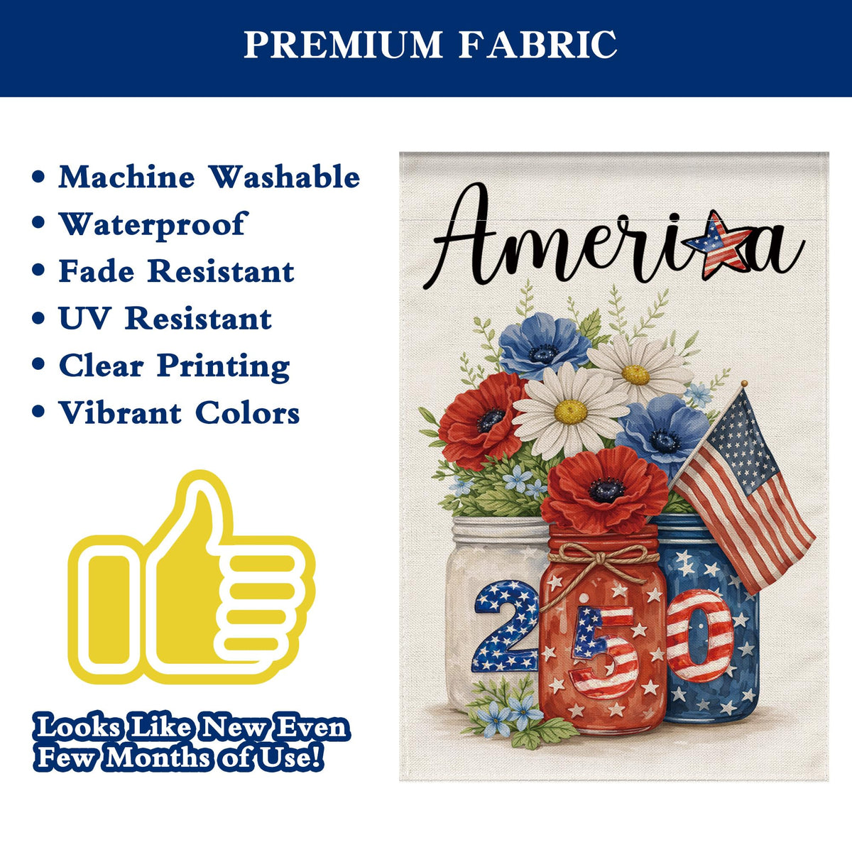 Siilues Memorial Day yard flag designed for outdoor display.