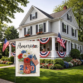 Siilues outdoor flag endures weather while maintaining bright colors.