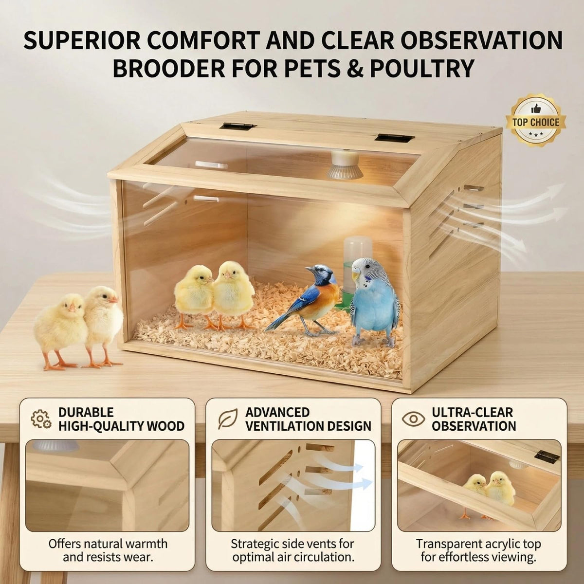 Silanit 110V 50W heating lamp provides steady warmth for poultry.