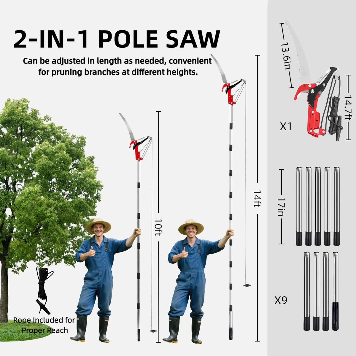 Silanit ground-level pruning setup seen for shrub and vine maintenance