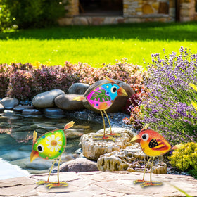 SILERUR hand-painted details showcase craftsmanship on each bird.