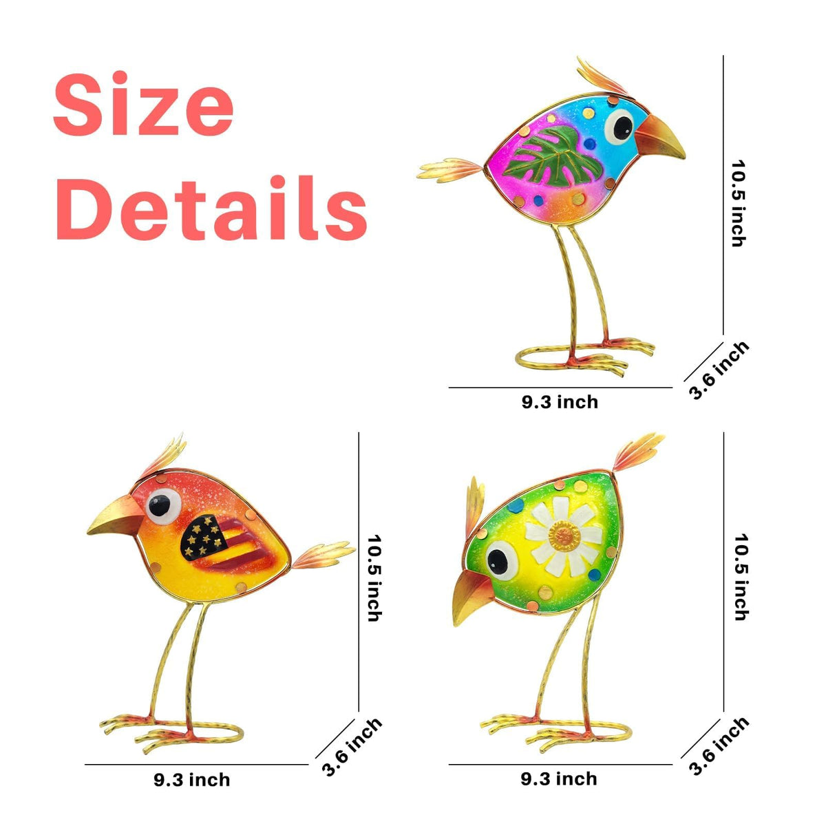 SILERUR yellow bird with blossoms enhances outdoor spaces.