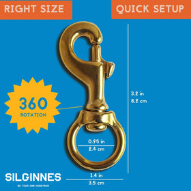Silginnes bronze brass clips deliver durable, rust-free performance year-round.
