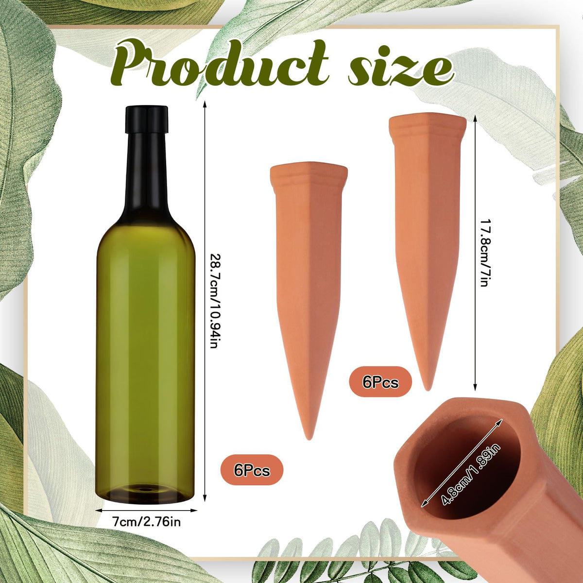 SiliFine dark-green 26oz bottle provides slow-release hydration for vacations.