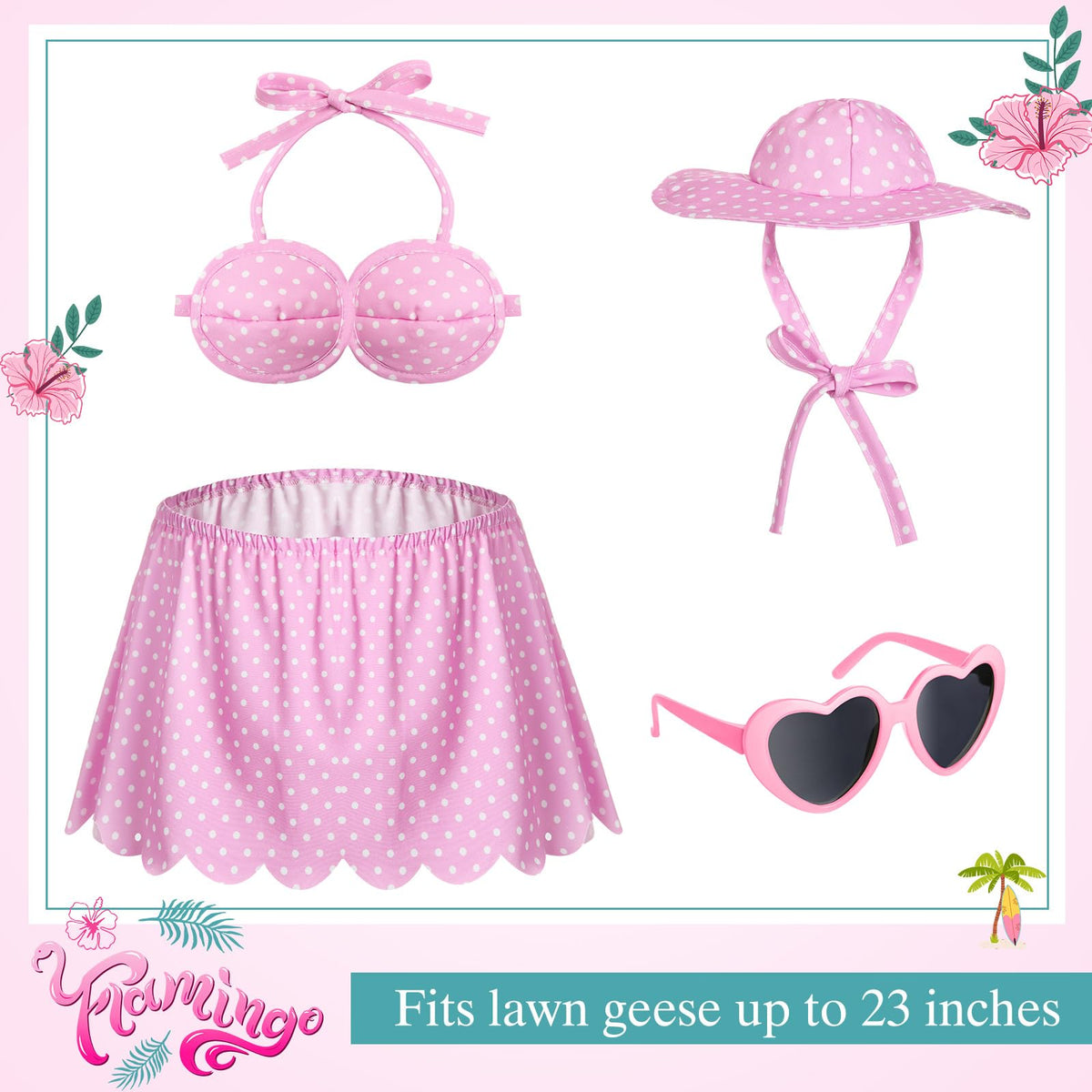 Silicherry bikini porch goose sunglasses add sun-ready charm and character.