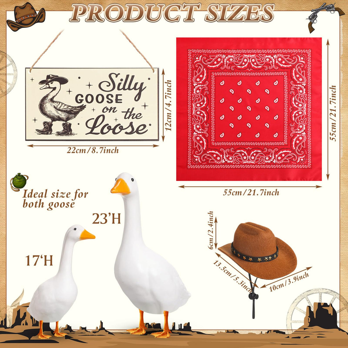 Silicherry Goose Costume Bandana brightens your yard with bold red accents.