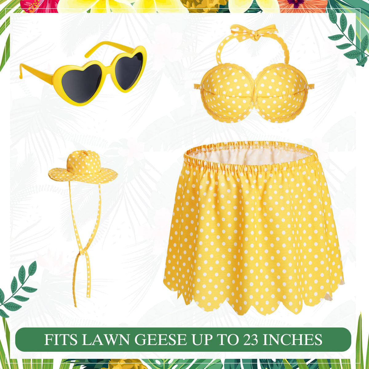 Silicherry goose sunglasses add playful style to outdoor decor