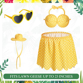 Silicherry goose sunglasses add playful style to outdoor decor