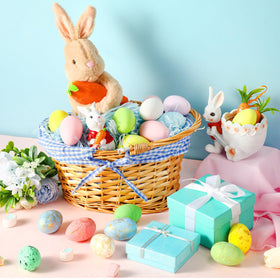 Silifine Easter gift set enhances picnic or party decorations.