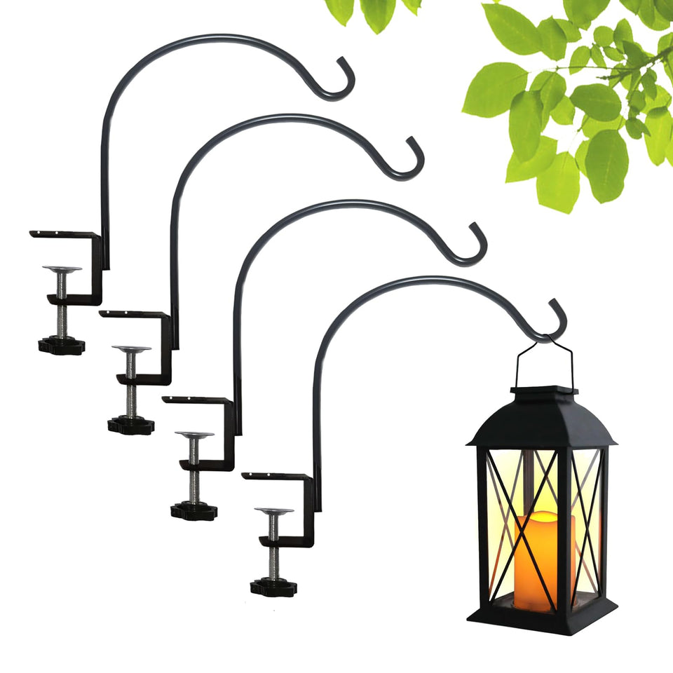 Silintion short deck hook rail 4-pack secures railing-mounted accessories.