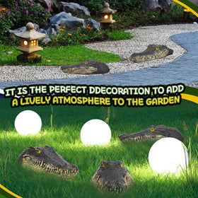 Each head measures 12.6 inches for a convincing presence in water.