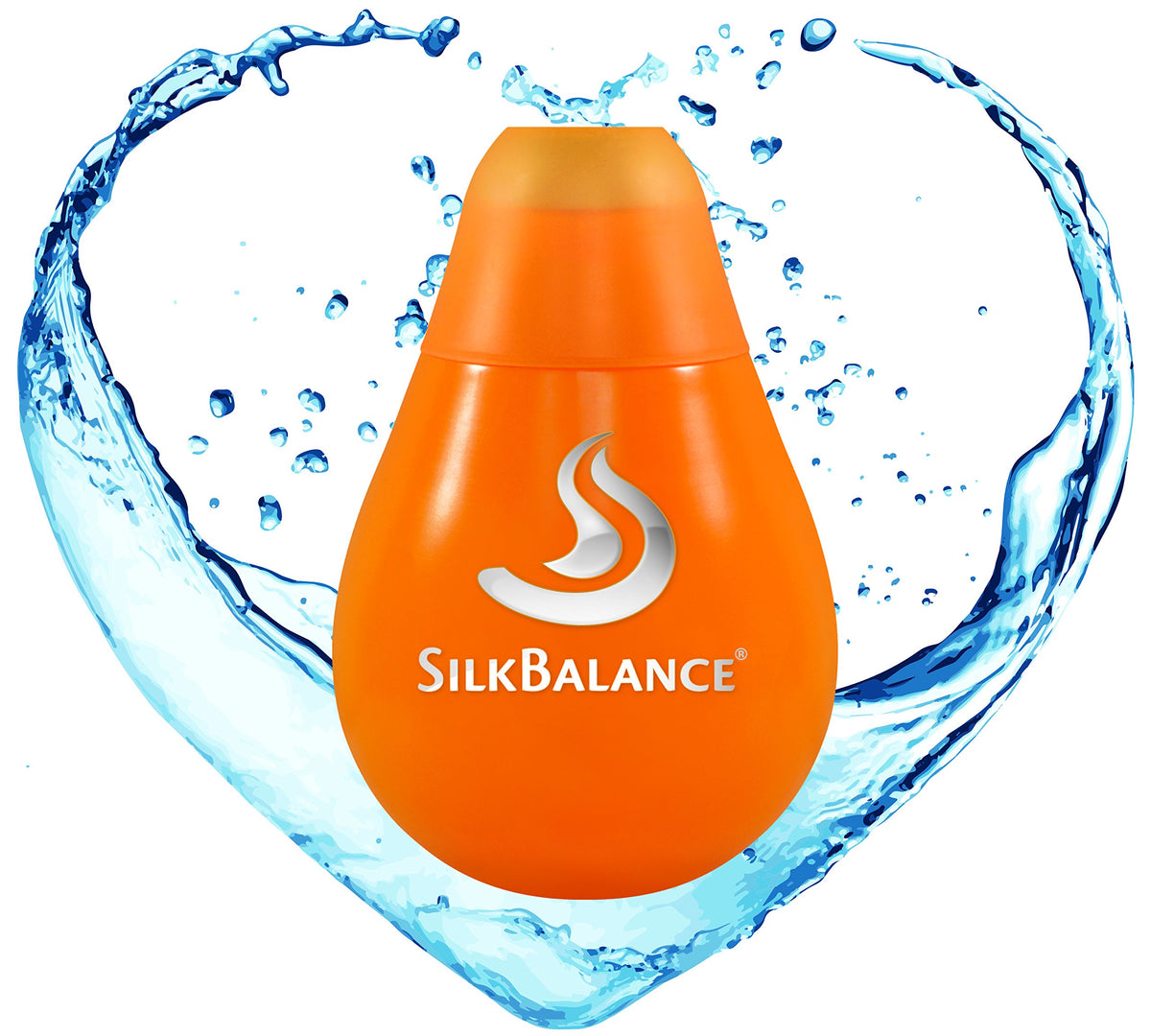 SilkBalance conditioner bottle softens water for smooth spa skin