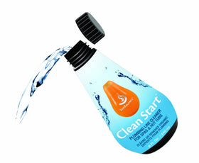 SilkBalance plumbing lines detox bottle ready for drain-and-refill routine.