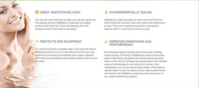 SilkBalance spa water glacier scent bottle enhances refreshing soak