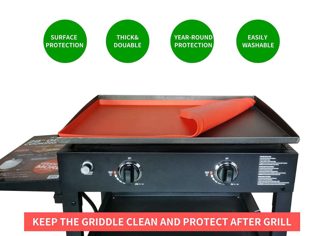 Silroera easy-clean non-stick silicone mat for quick cleanup.