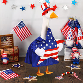 SilTriangle 23-inch goose costume fits standard lawn geese