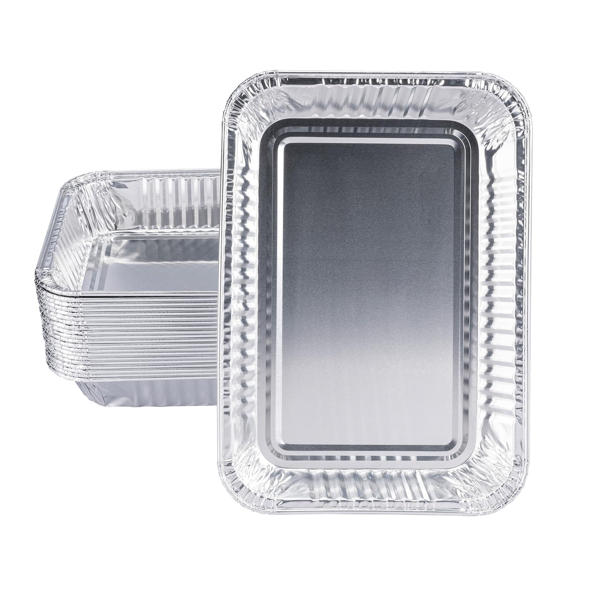 SilvaKoon reinforced-edge pans indicating durable grease containment