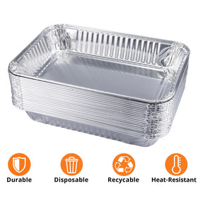 SilvaKoon versatile drip pans for prep, baking, and storage