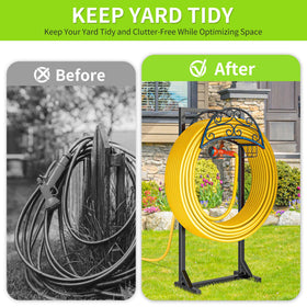 Silvonte hose stand offers easy assembly with included hardware
