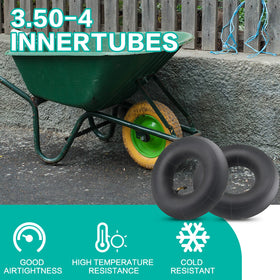 SIMEIQI heavy-duty natural rubber 4-6 inner tube offers puncture resistance for yard work