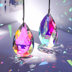 Simneygo AB-colored prisms showcase vibrant light split for decor