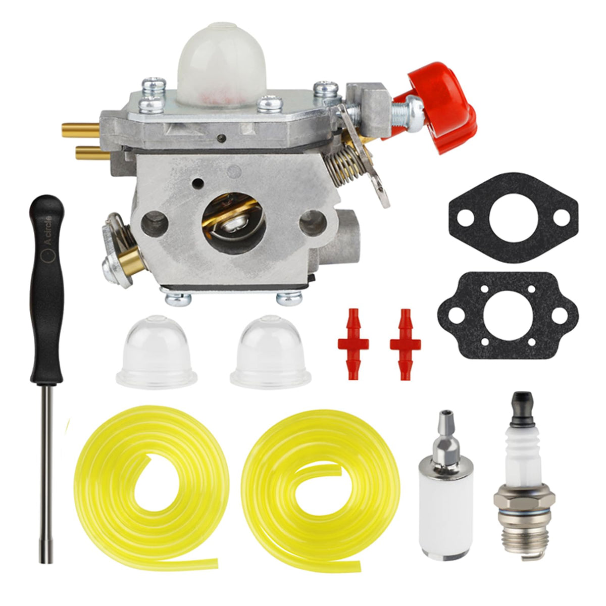 SIMPERAC 753-06288 carburetor side view for Craftsman engines improves replacement accuracy