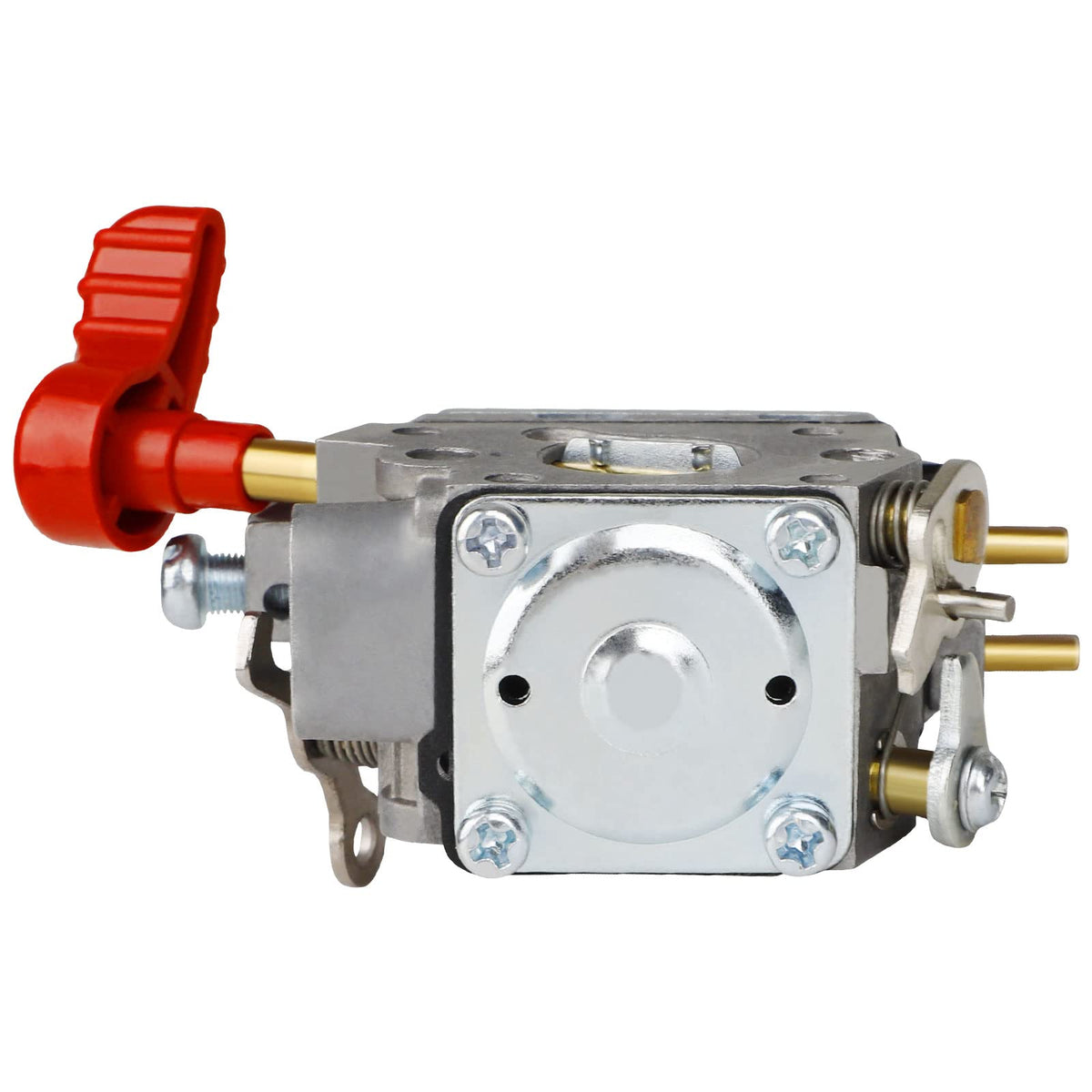 SIMPERAC 753-06288 carburetor kit shows spark plug and connectors for setup