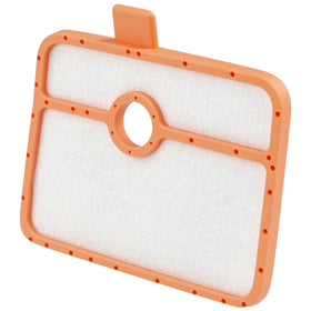 Installed SIMPERAC air filter in Husqvarna 150BT demonstrates quick maintenance.
