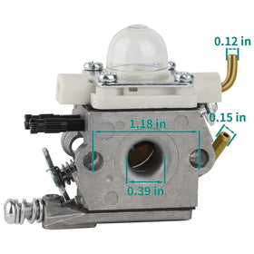 SIMPERAC C1M-K77 carburetor for Echo PB-403H front view highlighting compatibility