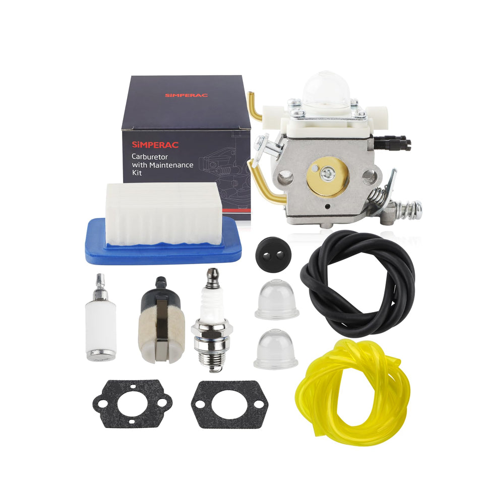 SIMPERAC C1M-K77 carburetor for Echo PB-403T close up showing fit and part detail