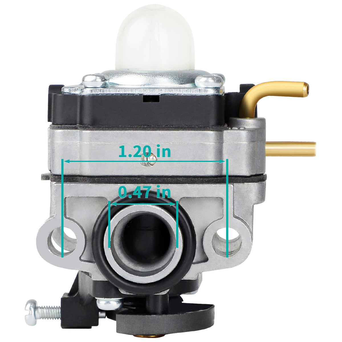 SIMPERAC carburetor for BM26SS compatibility close-up, dependable fit
