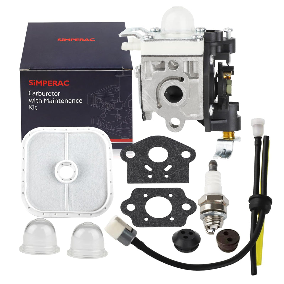 SIMPERAC Echo PB-265LN carburetor kit - close-up view of replacement unit for precise fit