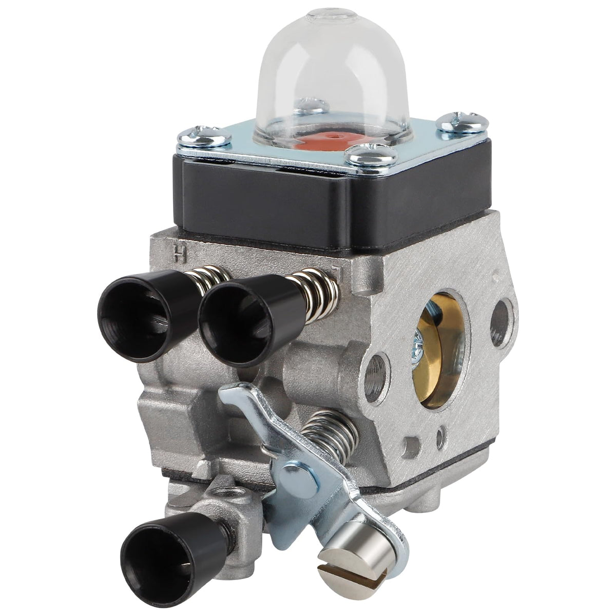 SIMPERAC FS 55R primer bulb facilitates easy start for STIHL trimmers.