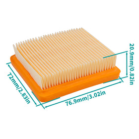 SIMPERAC FS91R air filter keeps Stihl weed eater running smoothly.