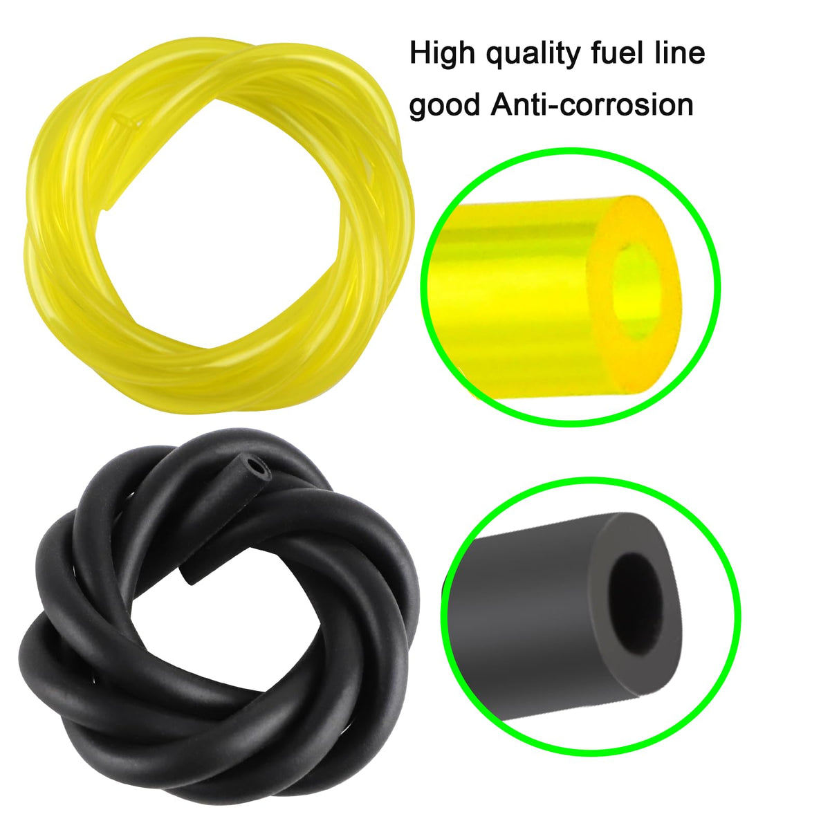 SIMPERAC fuel filter kit laid out with two filters for easy maintenance.