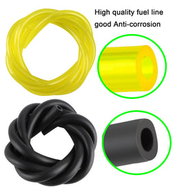 SIMPERAC fuel filter kit laid out with two filters for easy maintenance.