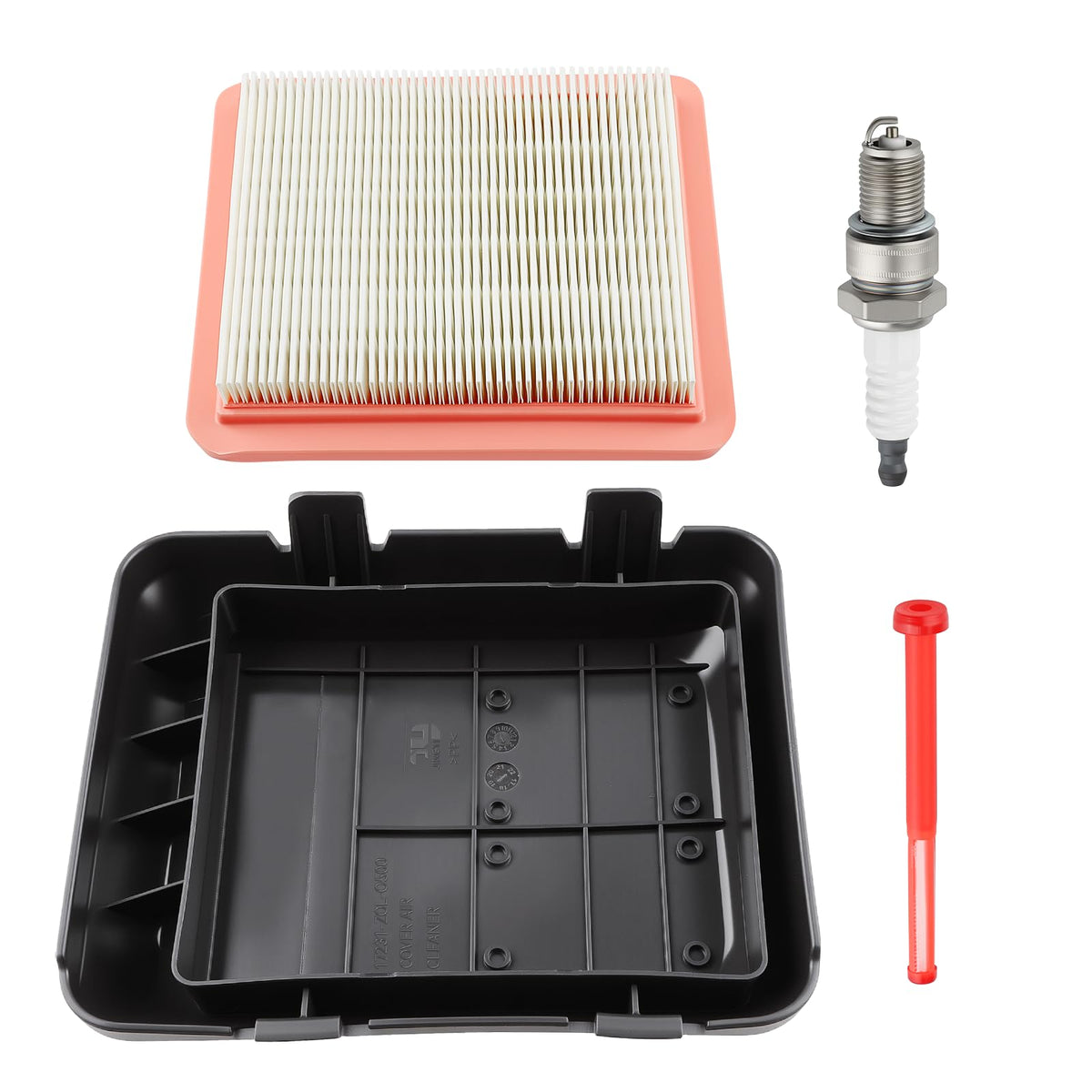 SIMPERAC GCV-170 air filter cover secures quick maintenance for Honda mowers.
