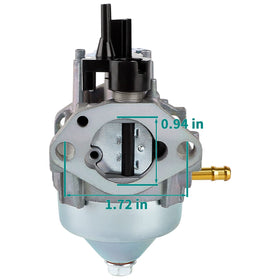SIMPERAC GCV160 carburetor for Honda GCV160LA1 S3B close-up showing kit contents.