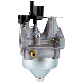 SIMPERAC GCV160 carburetor for HRR216K10 close-up illustrating fuel line and filter.