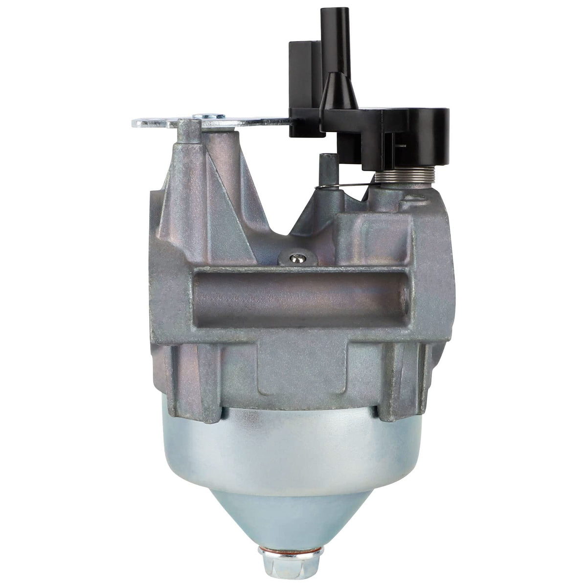 SIMPERAC GCV160 carburetor for HRS216K7 close-up demonstrates throttle fit.
