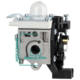 SIMPERAC SRM 225 air filter cover visible for quick replacement