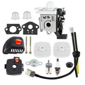 SIMPERAC SRM 225 carburetor front view shows compatibility with Echo tools