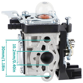 SIMPERAC SRM-2620 primer bulb and fuel lines prepared for setup