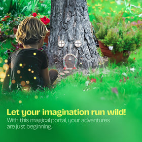 Simple Creativity fairy door makes a charming holiday gift idea