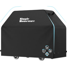 Simple Houseware 60in BBQ cover with precise dimensions for secure outdoor protection.