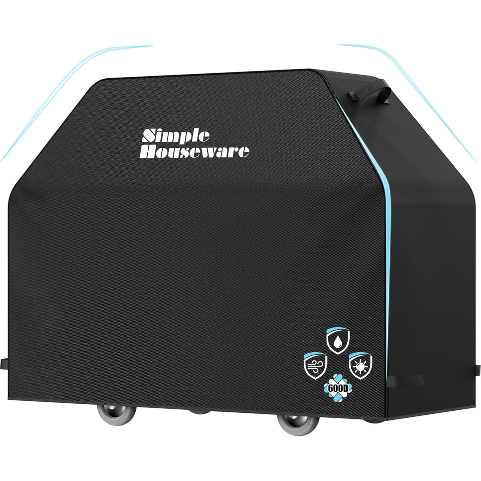 Simple Houseware 60in BBQ cover with precise dimensions for secure outdoor protection.