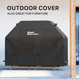 Simple Houseware 64in grill cover fits most leading brands for versatile protection.